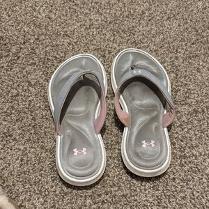 Under Armour Kids' Sandals in Gray and Pink